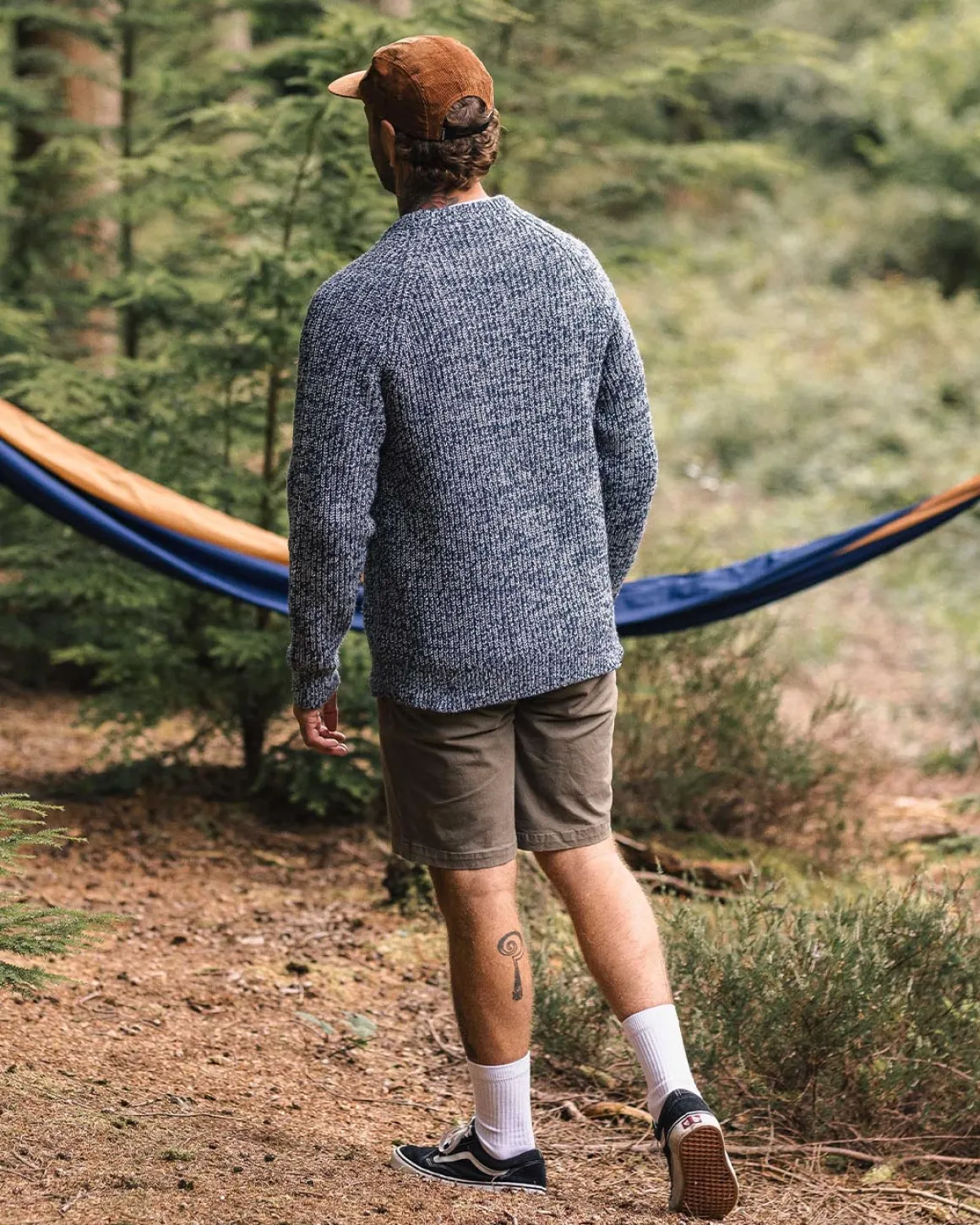 Fog Recycled Knitted Sweater - Gray Marl