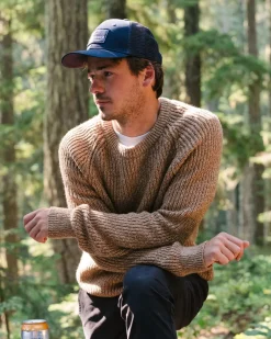 Fog Recycled Knitted Sweater - Stone