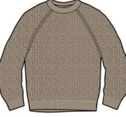 Fog Recycled Knitted Sweater - Stone