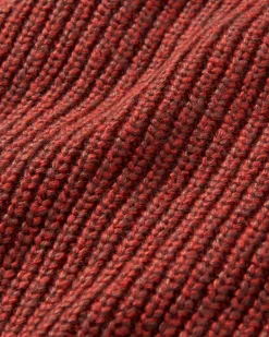 Fog Recycled Knitted Sweater - Red Ochre