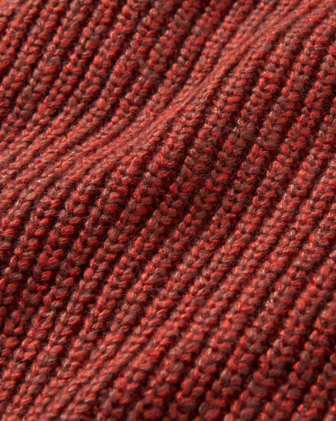 Fog Recycled Knitted Sweater - Red Ochre
