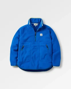 Folksy Recycled Sherpa Fleece - Azure Blue