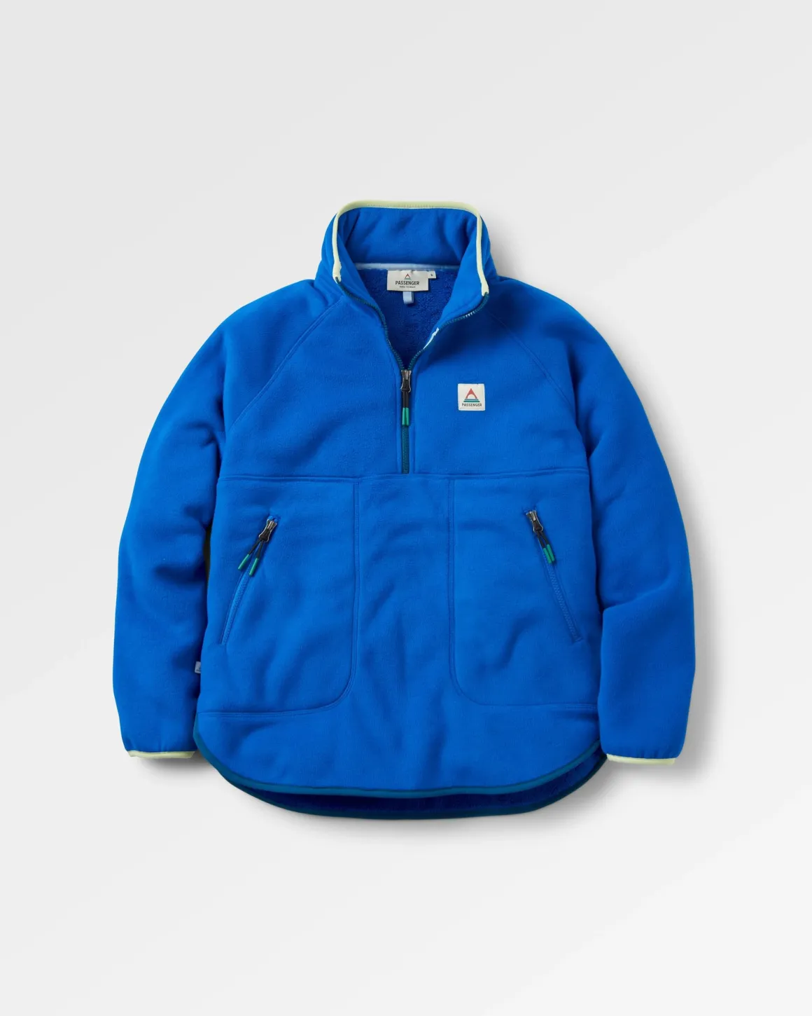 Folksy Recycled Sherpa Fleece - Azure Blue