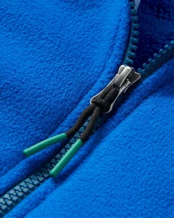 Folksy Recycled Sherpa Fleece - Azure Blue