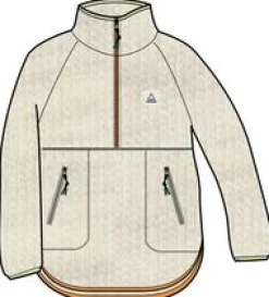 Folksy Recycled Sherpa Fleece - Oat