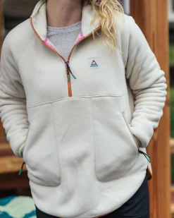 Folksy Recycled Sherpa Fleece - Oat