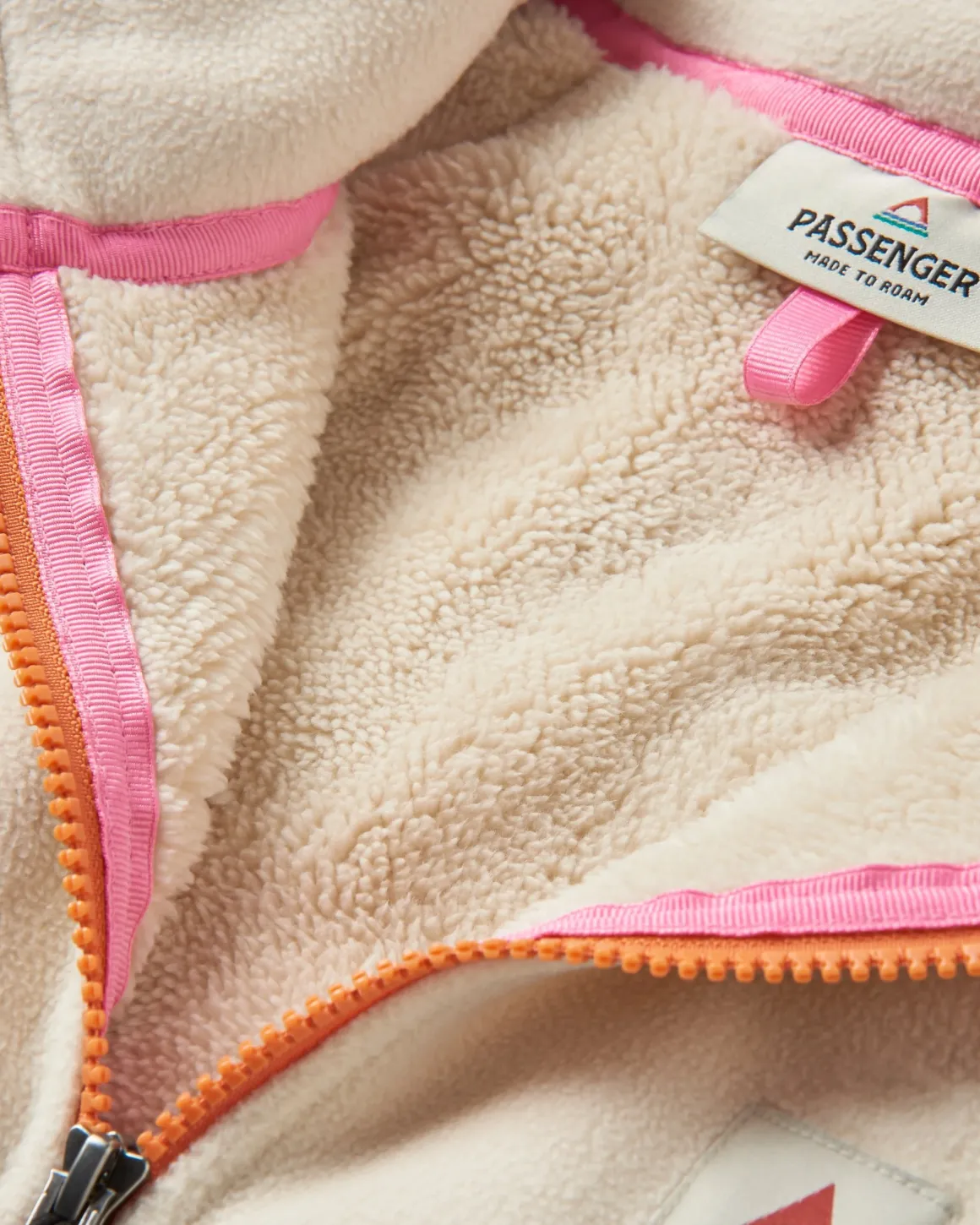 Folksy Recycled Sherpa Fleece - Oat