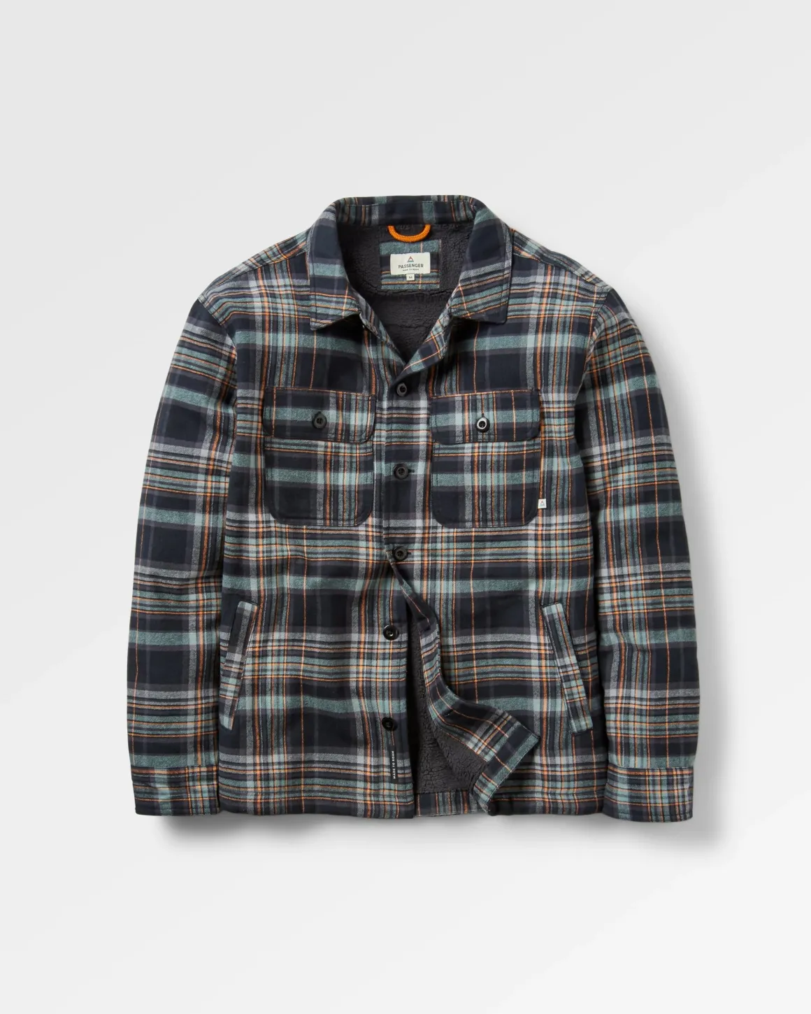 Freestyle Sherpa-Lined Shirt Jacket - Black Check