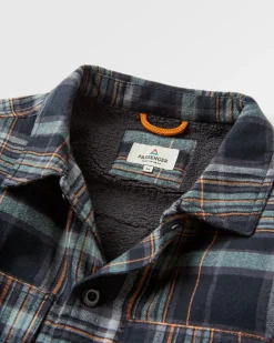 Freestyle Sherpa-Lined Shirt Jacket - Black Check