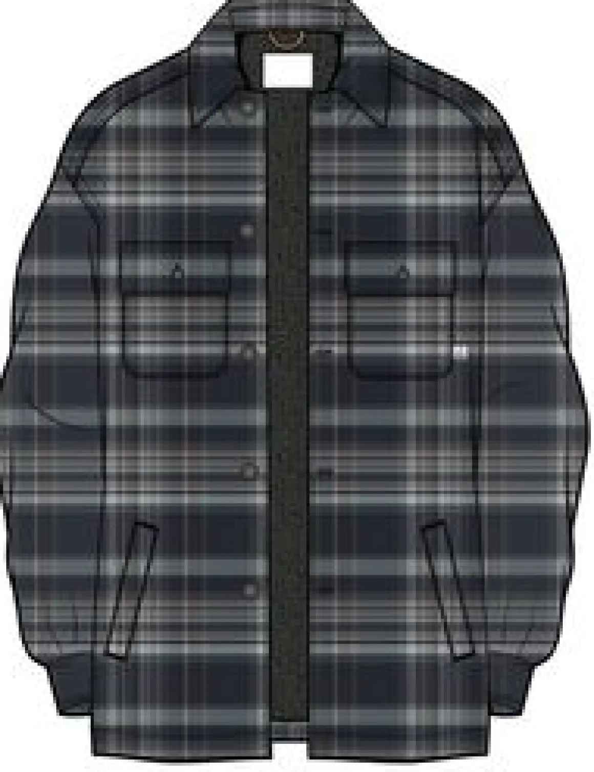 Freestyle Sherpa-Lined Shirt Jacket - Black Check