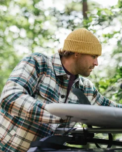 Freestyle Sherpa-Lined Shirt Jacket - Birch/Rain Forest Check