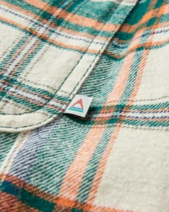 Freestyle Sherpa-Lined Shirt Jacket - Birch/Rain Forest Check