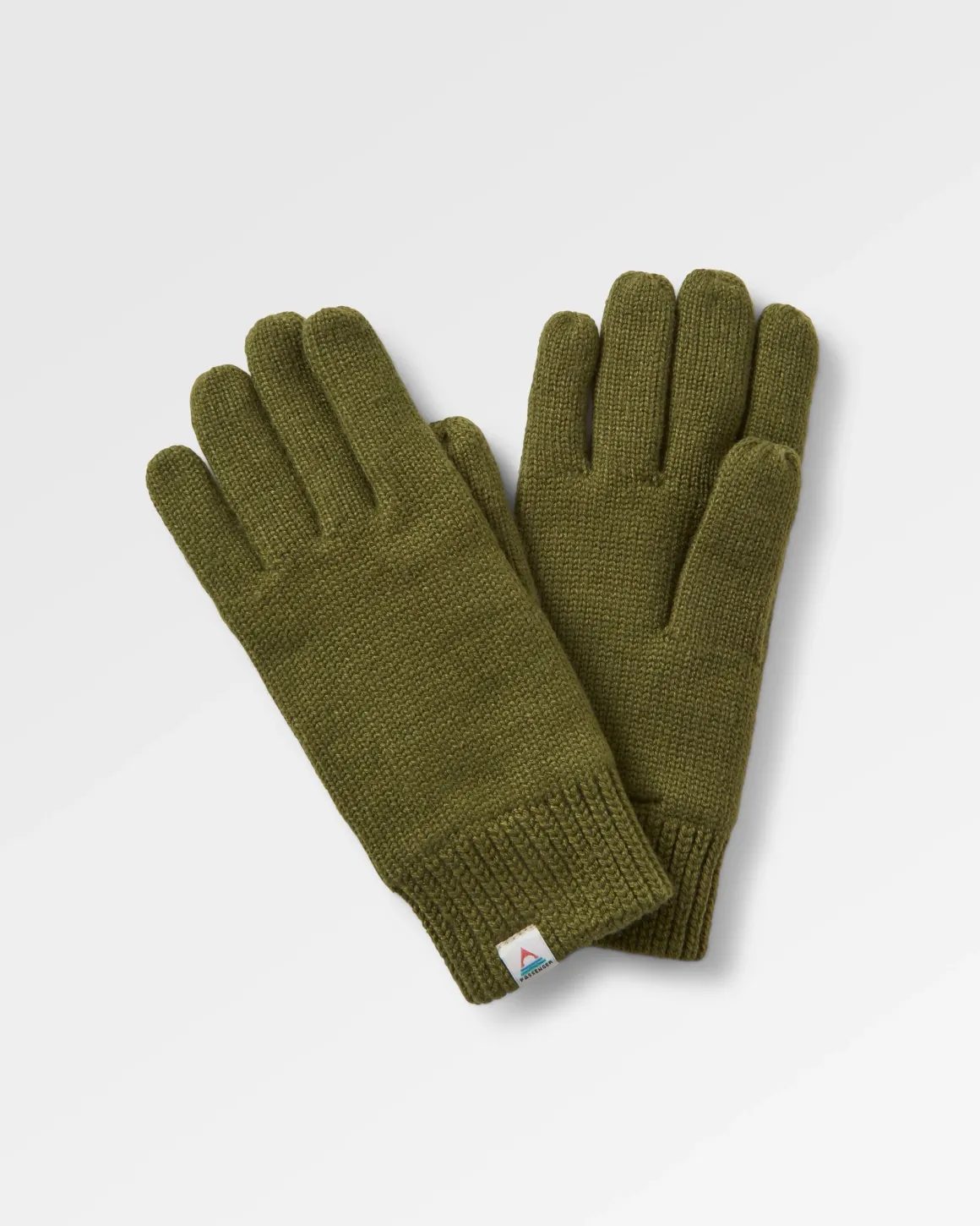 Gale Recycled Knitted Gloves - Khaki Green