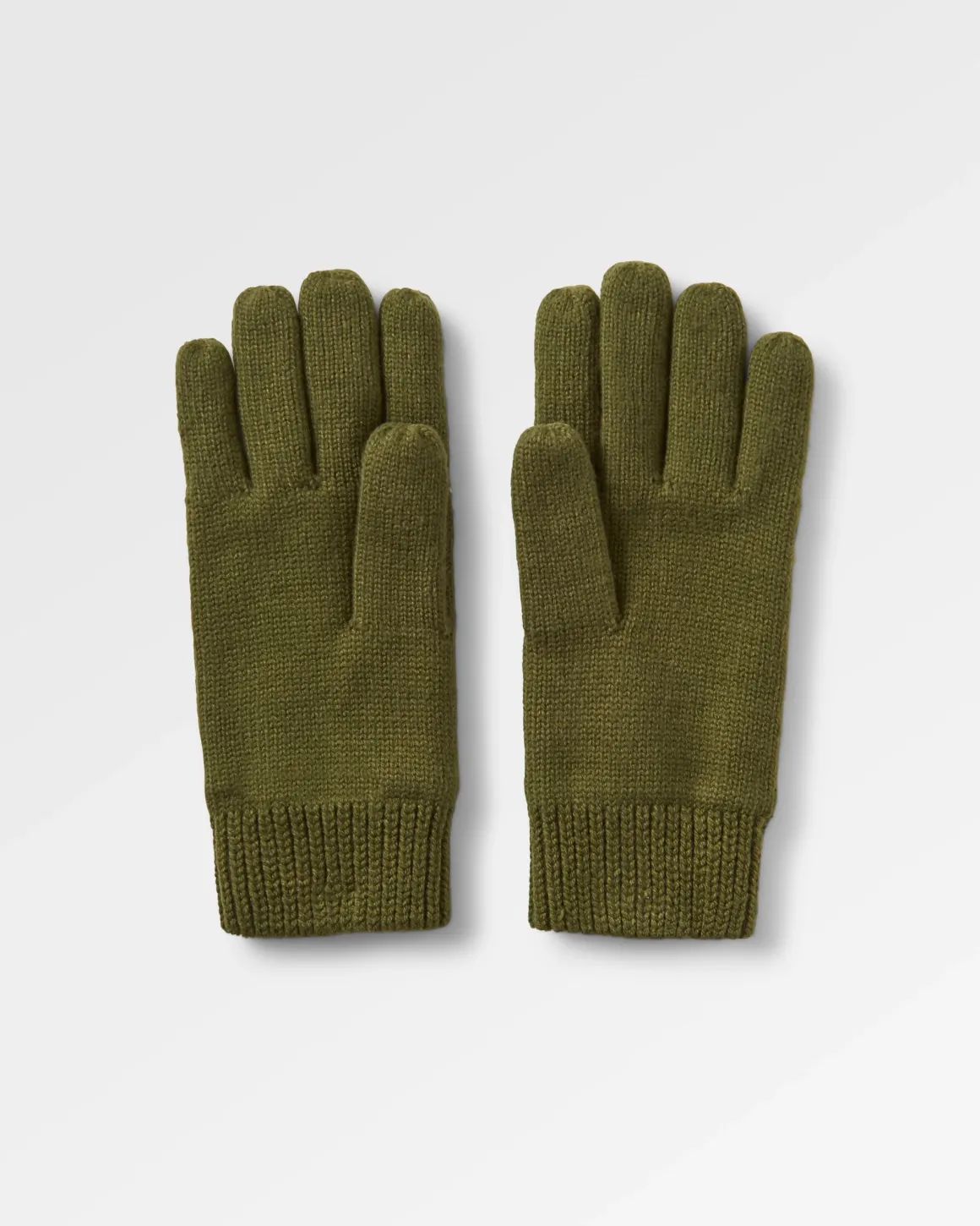 Gale Recycled Knitted Gloves - Khaki Green