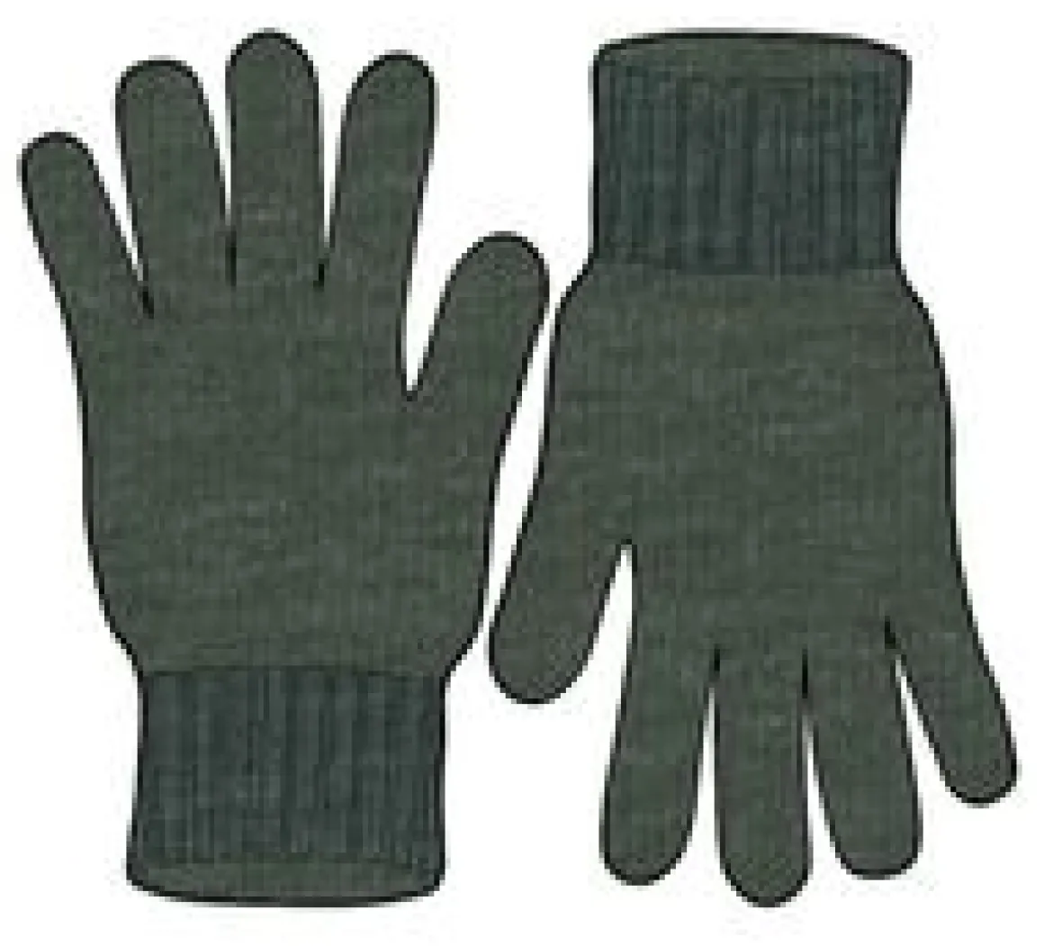 Gale Recycled Knitted Gloves - Khaki Green