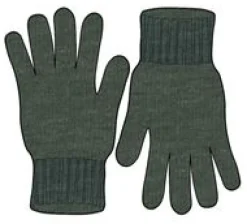 Gale Recycled Knitted Gloves - Khaki Green