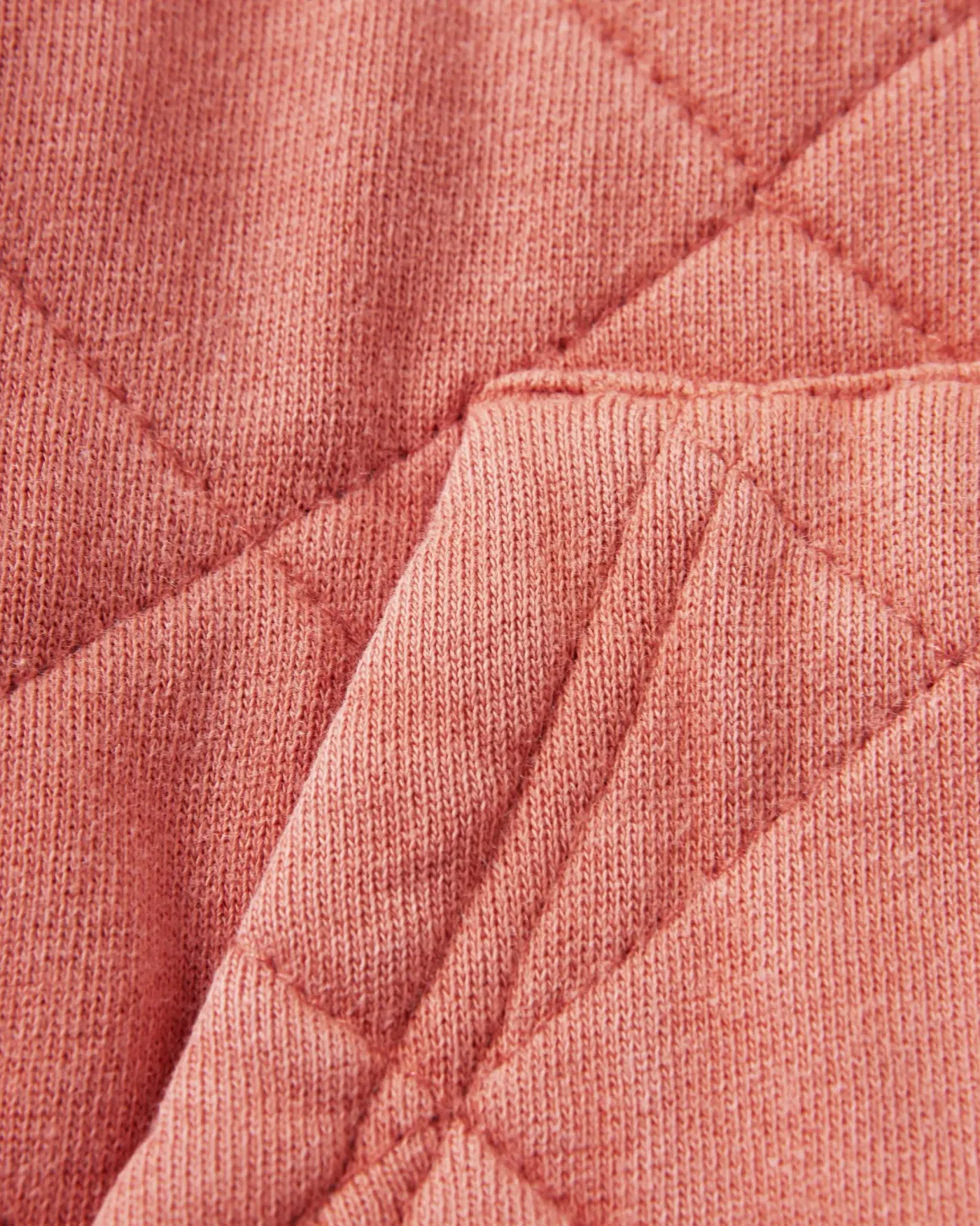 Getaway Recycled Quilted Full Zip Hoodie - Burnt Orange