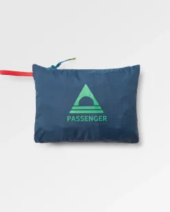 Gusto Recycled Windshell Pullover - Rich Navy/Dark Denim