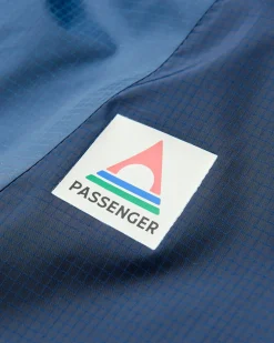 Gusto Recycled Windshell Pullover - Rich Navy/Dark Denim