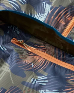 Gusto Recycled Windshell Pullover - Palm Camo Apricot