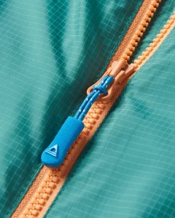 Gusto Recycled Windshell Pullover - Deep Sea