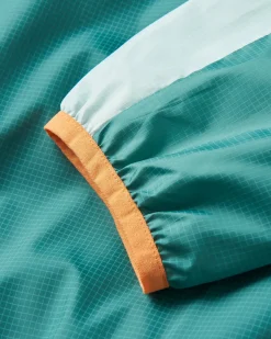 Gusto Recycled Windshell Pullover - Deep Sea