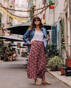 Hannah Skirt - Tile Wine