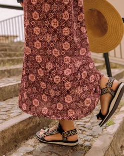 Hannah Skirt - Tile Wine