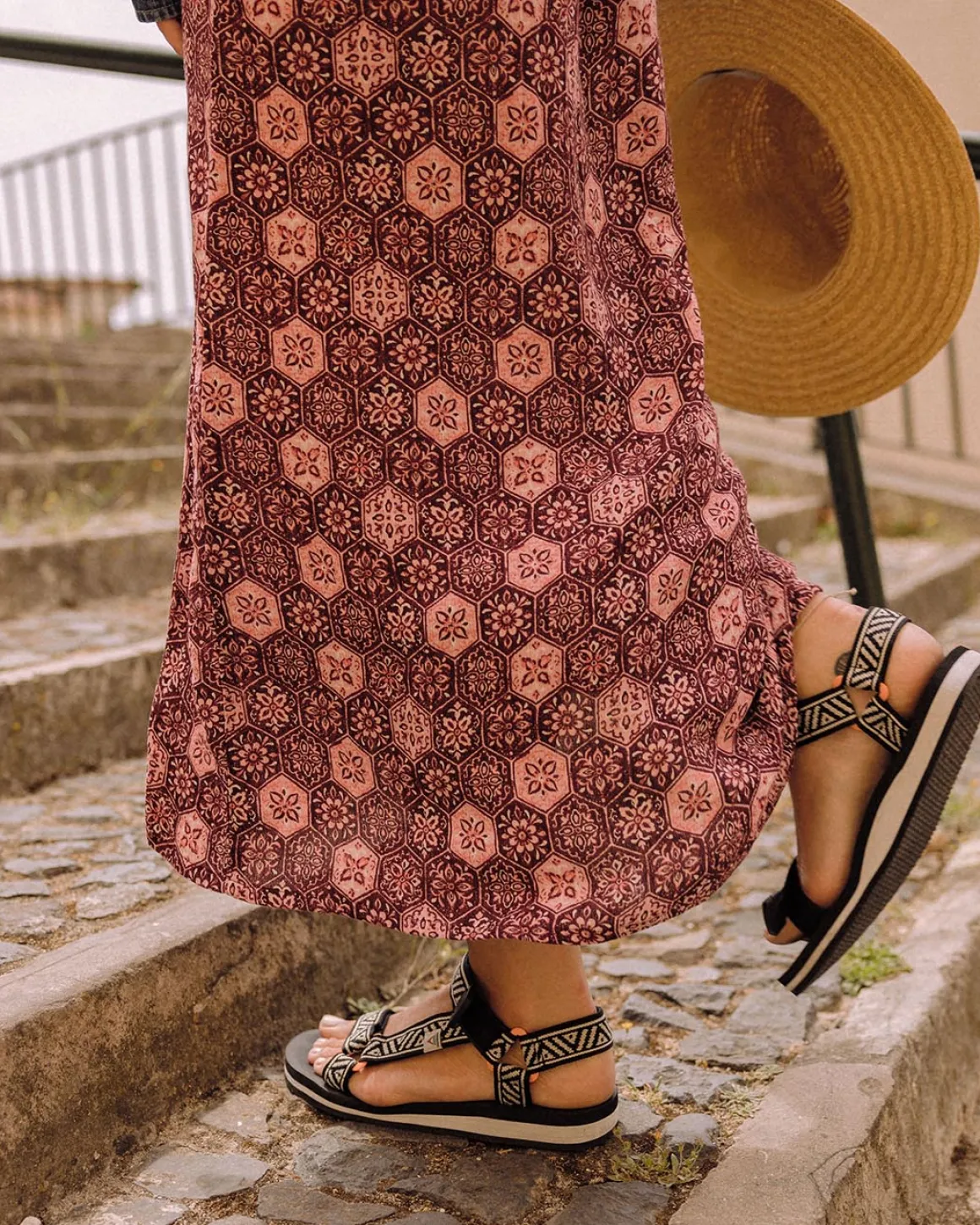 Hannah Skirt - Tile Wine