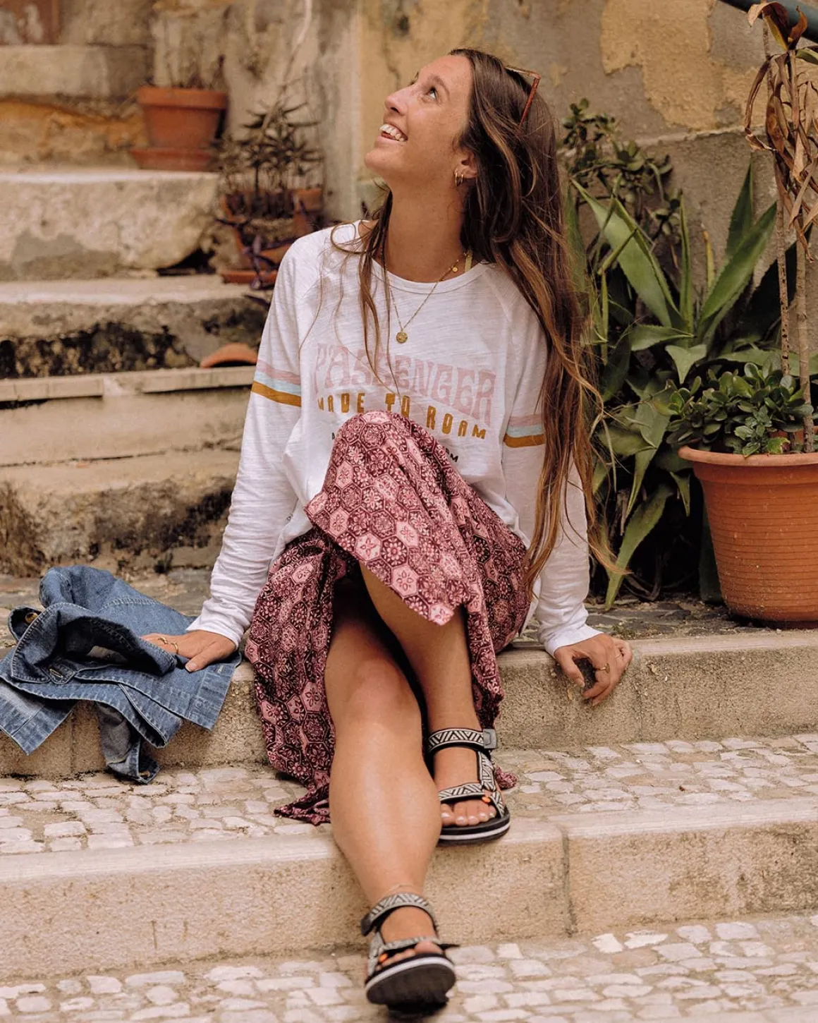 Hannah Skirt - Tile Wine