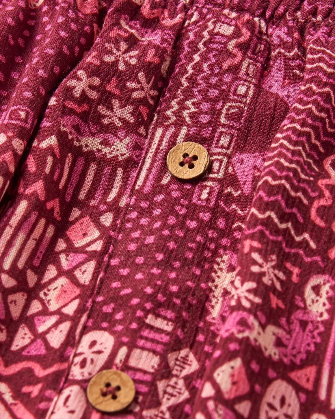 Hannah Skirt - Vintage Patchwork Wine