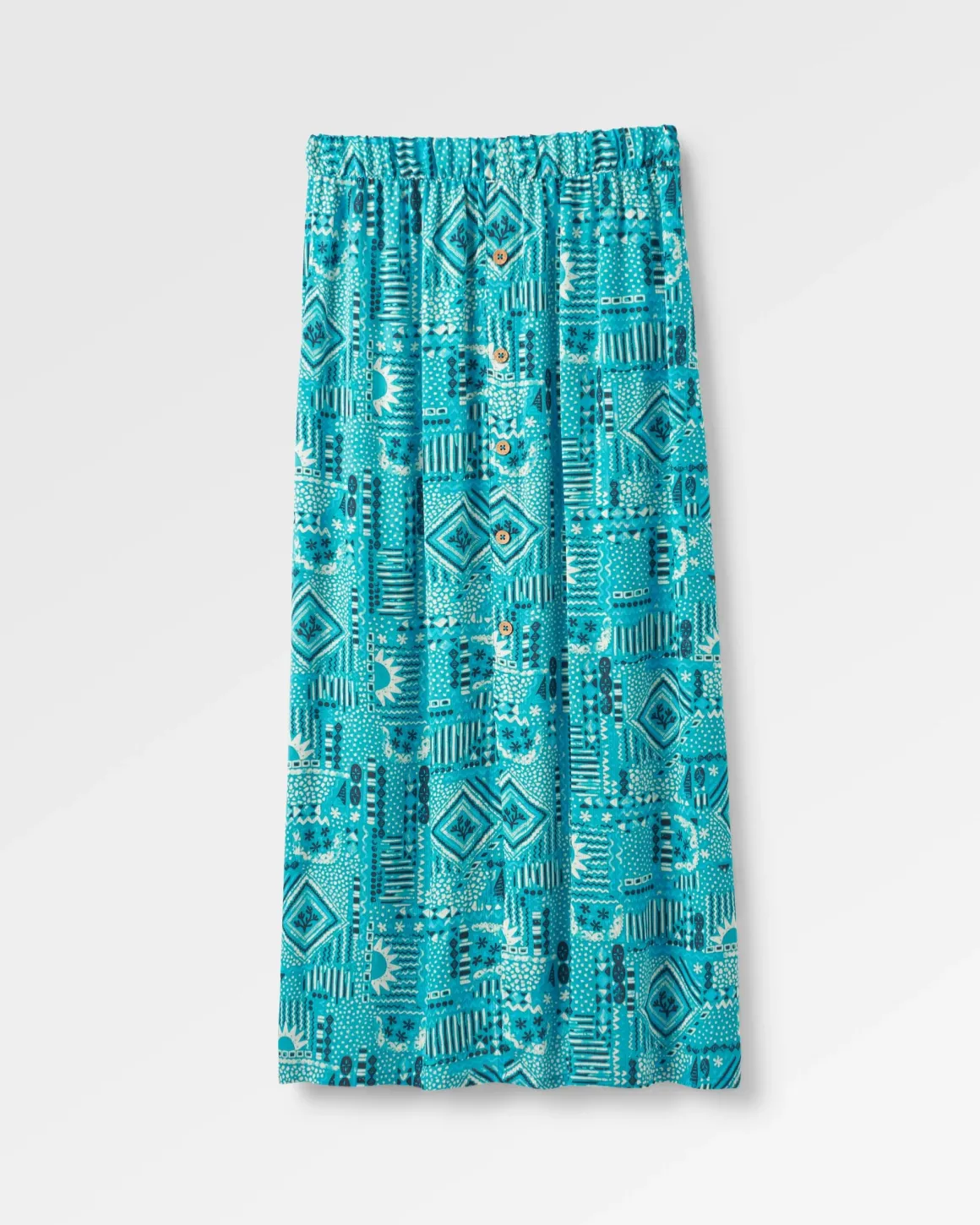 Hannah Skirt - Vintage Patchwork Blue Pool