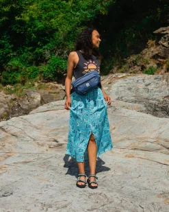 Hannah Skirt - Vintage Patchwork Blue Pool