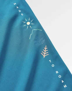 Hatha Recycled Active Top - Corsair Blue