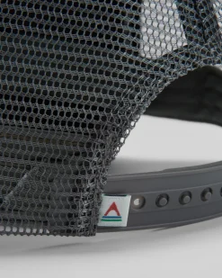 Heritage Mesh Snapback Hat - Storm Gray/Black