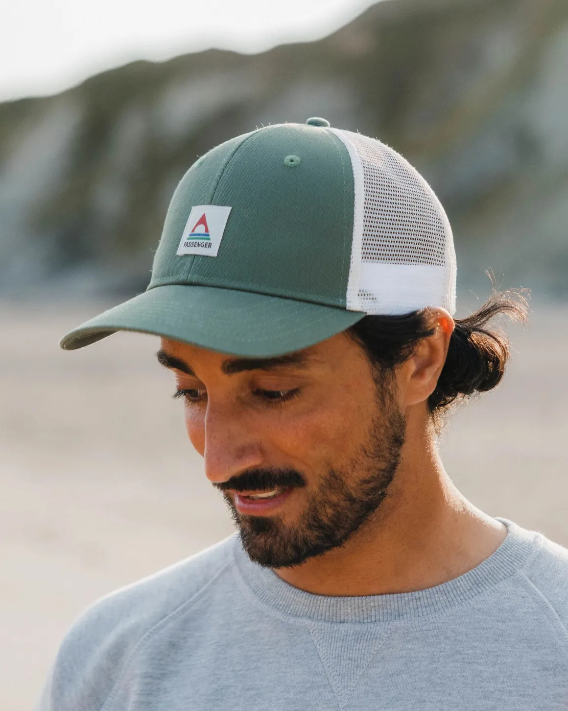 Heritage Mesh Snapback Hat - Dark Forest