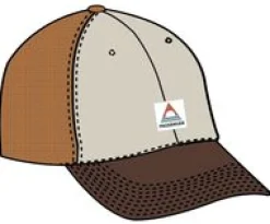 Heritage Mesh Snapback Hat - Cappuccino