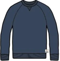 Heritage Recycled Cotton Sweatshirt - Dark Denim