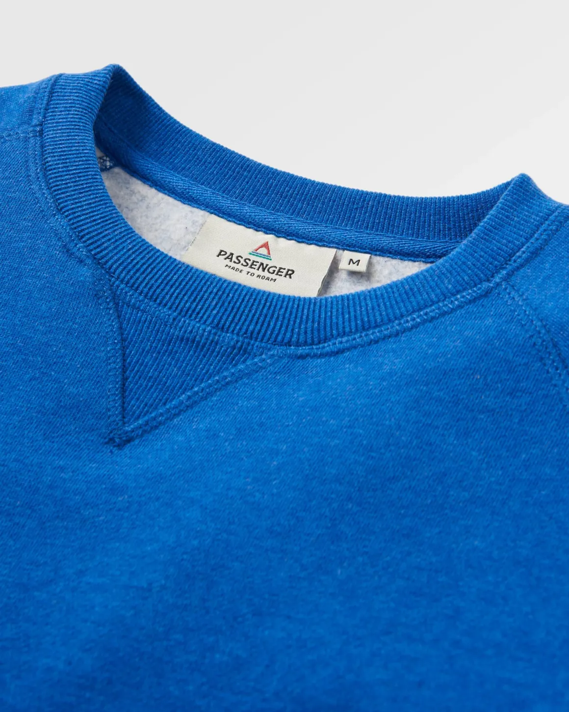 Heritage Recycled Cotton Sweatshirt - Azure Blue Marl