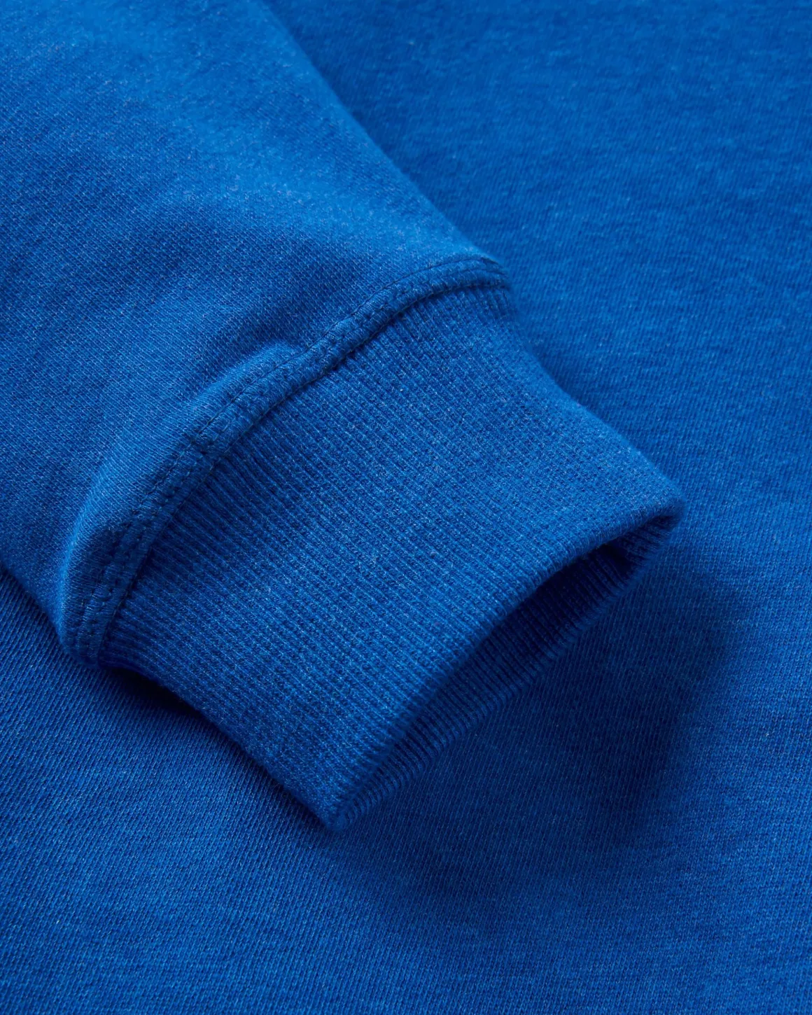 Heritage Recycled Cotton Sweatshirt - Azure Blue Marl
