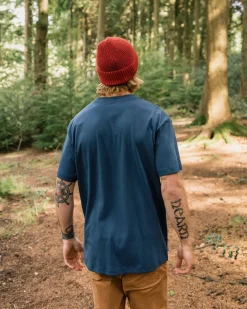 Heritage Recycled Relaxed Fit T-Shirt - Dark Denim