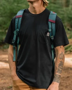 Heritage Recycled Relaxed Fit T-Shirt - Black