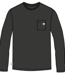 Heritage Recycled Relaxed Fit Long Sleeve T-Shirt - Black