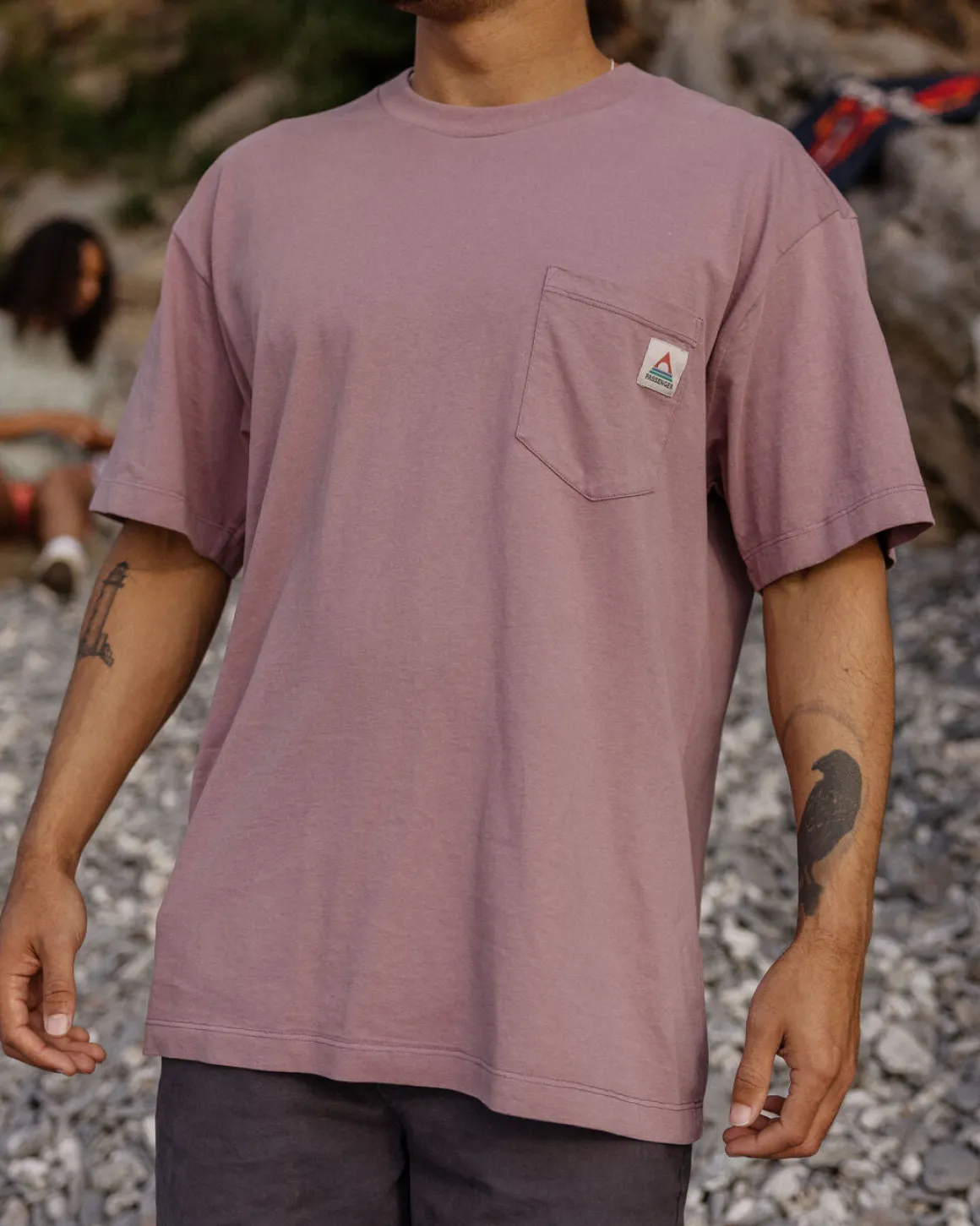 Heritage Recycled Relaxed Fit T-Shirt - Grape