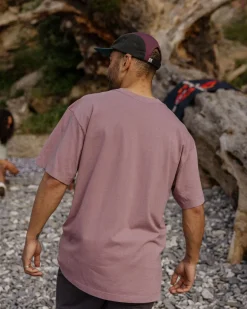 Heritage Recycled Relaxed Fit T-Shirt - Grape