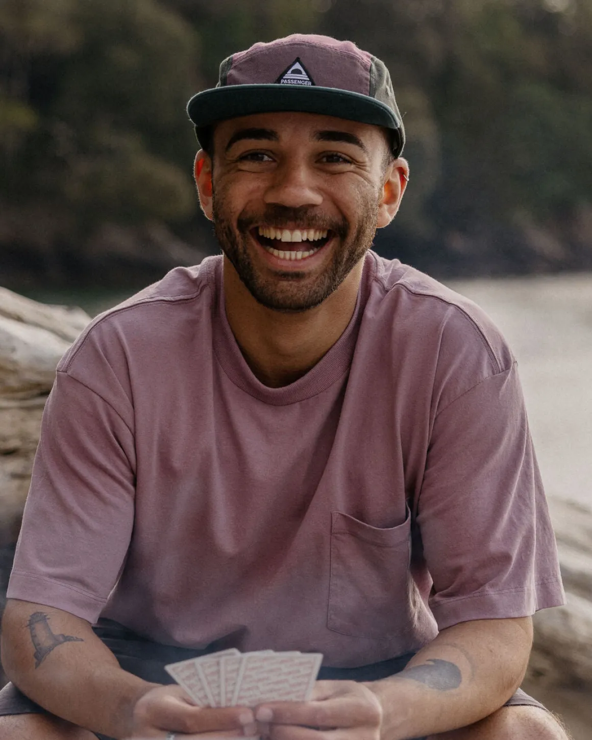 Heritage Recycled Relaxed Fit T-Shirt - Grape