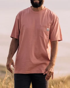 Heritage Recycled Relaxed Fit T-Shirt - Peach