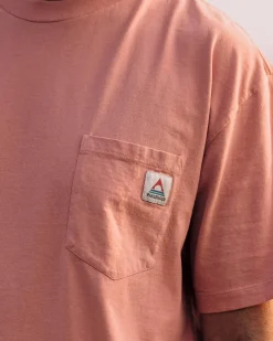 Heritage Recycled Relaxed Fit T-Shirt - Peach