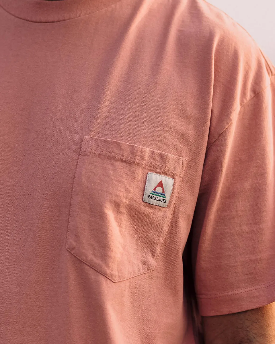 Heritage Recycled Relaxed Fit T-Shirt - Peach