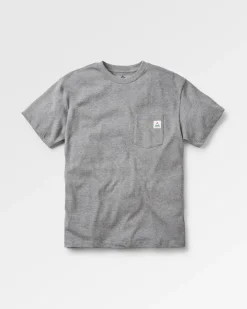 Heritage Recycled Relaxed Fit T-Shirt - Dark Gray Marl